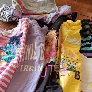 Colorful Graphic T-Shirts And Shorts  Bundle